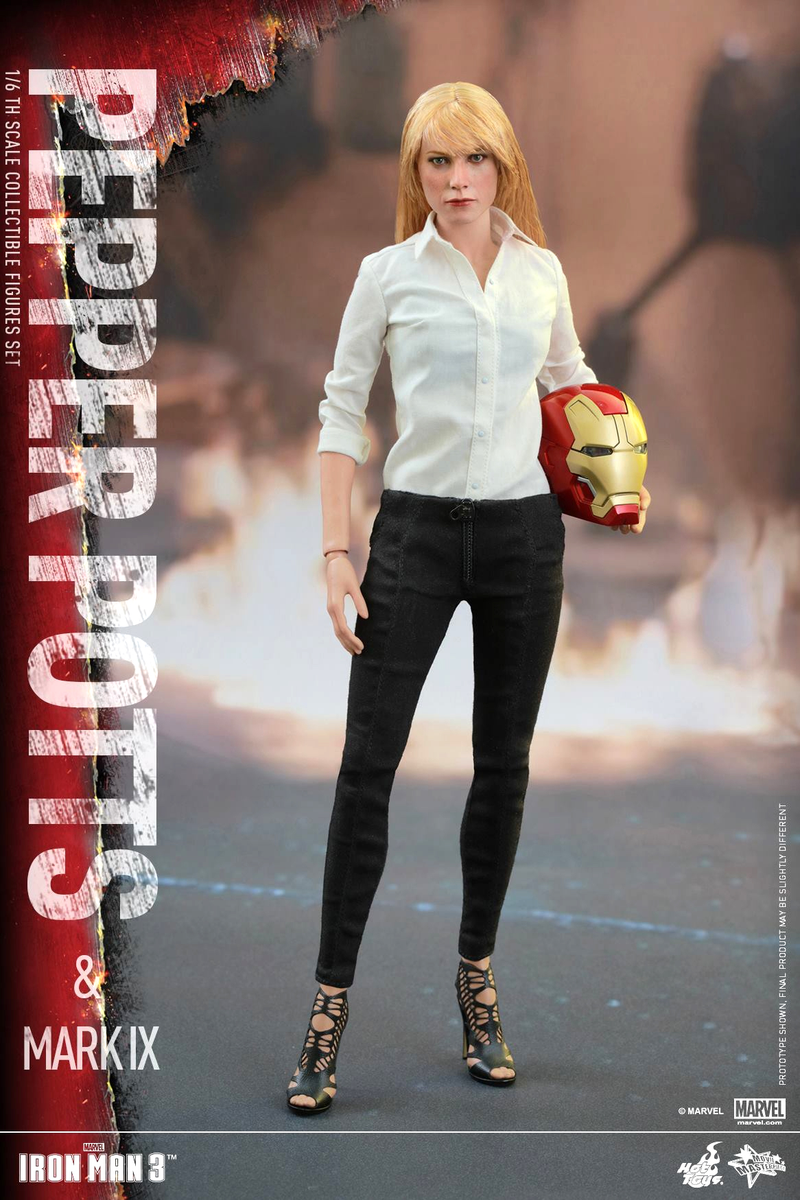 Illustration for article titled Gwyneth Paltrow's Lifelike Pepper Potts Figure Is Silently Judging You